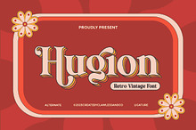 Hugion - Retro Vintage Font