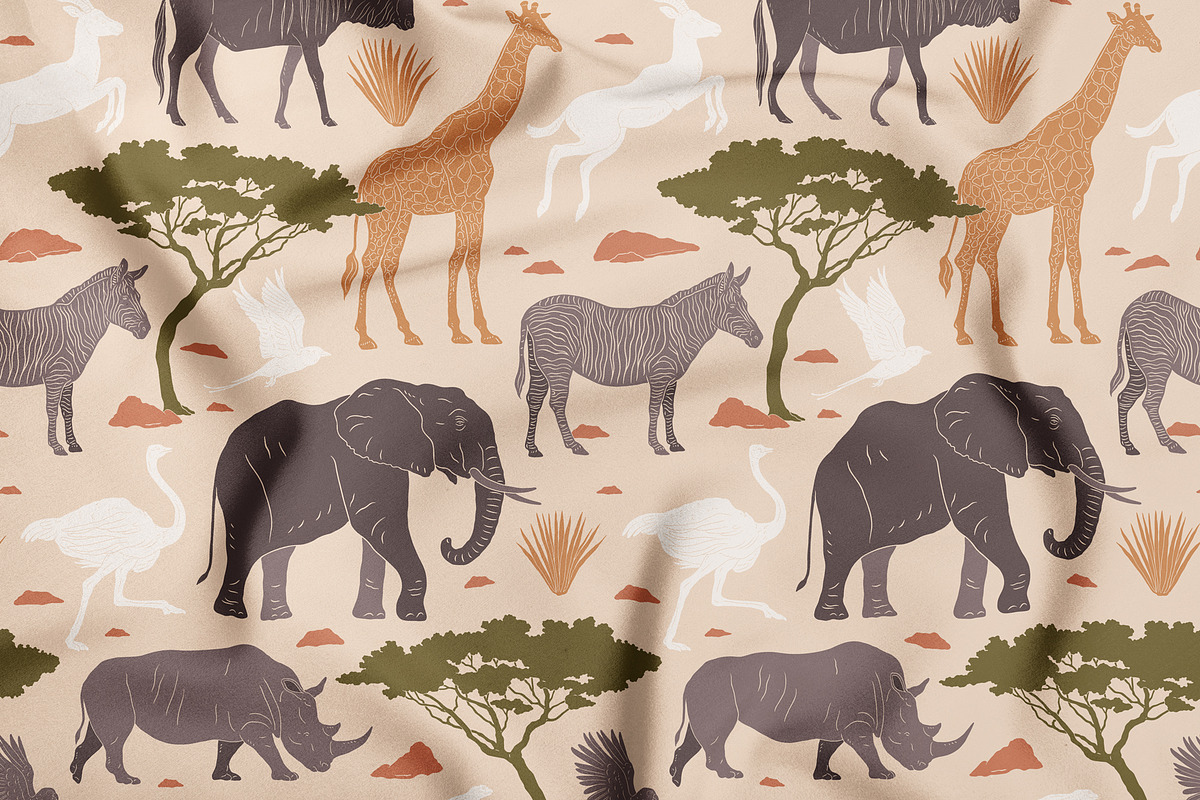 Starlit Safari Graphic Collection, an Animal Illustration by rouxsupplyco (Photo 11 of 16)
