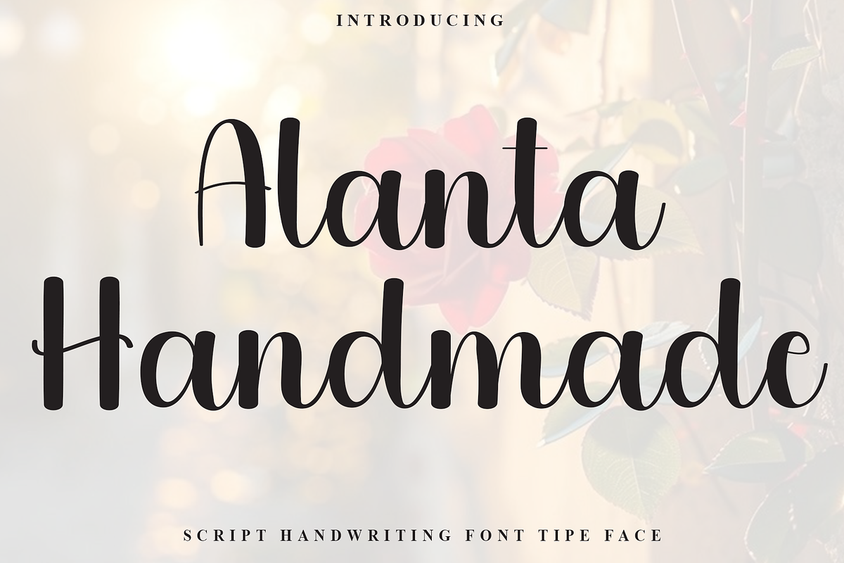 Alanta Handmade, a Handwritten Font by FreshTypeINK (Photo 1 of 8)