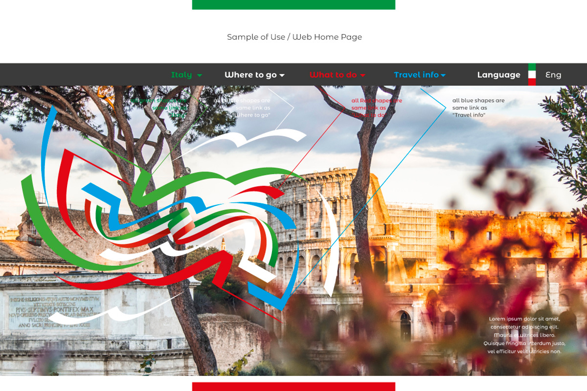 Italy flag ribbon vector, a Templates & Theme by Simbos (Photo 8 of 9)