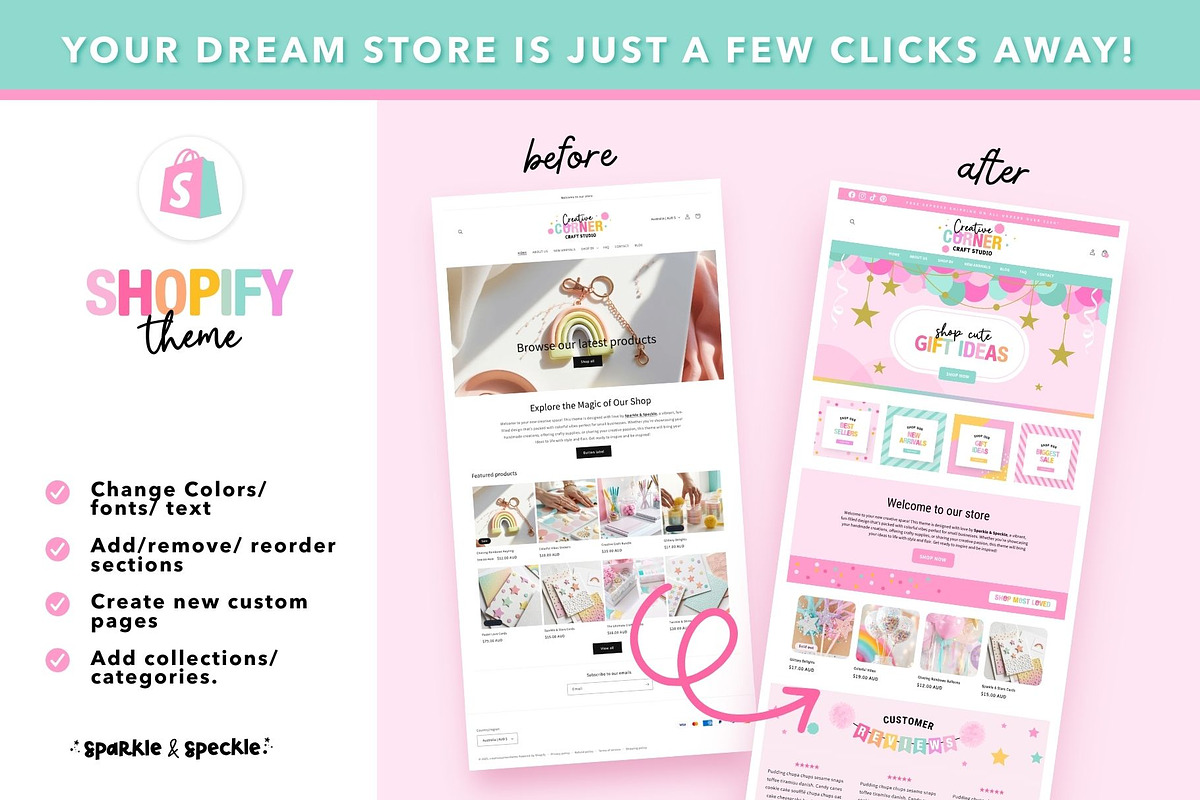 Party Shop Shopify Theme, a Shopify Template by Sparkle & Speckle (Photo 6 of 10)