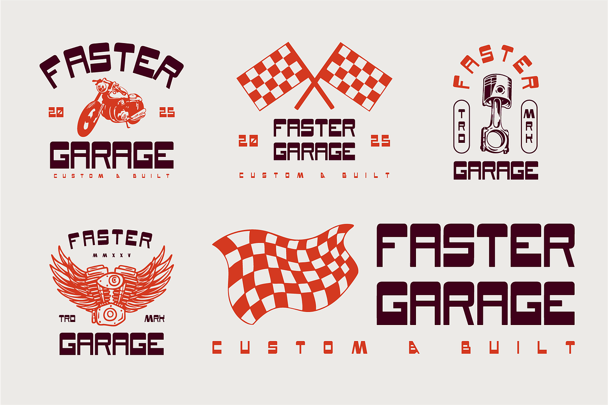 ATERAY - Retro Display Font, a Font by Rightwheels (Photo 7 of 8)