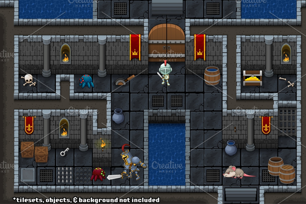 The Knights - Game Sprites, a Person Illustration by pzUH (Photo 3 of 6)