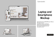 Macbook and iPhone Mockup, a Mac Mockup by lamorastudio (Thumbnail 1 of 11)
