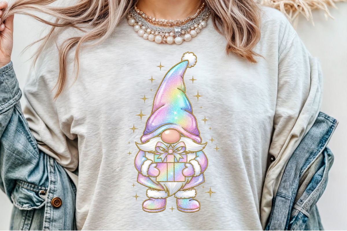 Christmas Gnome Gift Box PNG, an Illustration by Sublimation Artist (Photo 9 of 9)