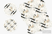 gothic skeleton seamless pattern, a Pattern Graphic by Pink Studio Art (Thumbnail 2 of 4)