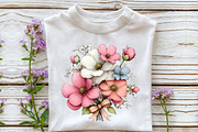 Whimsical Summer Flowers Clipart, an Illustration by OK Design (Thumbnail 4 of 6)