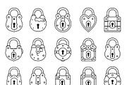 Collection of 20 vintage padlock, an Object Illustration by LogosDen (Thumbnail 3 of 3)