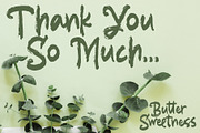 Butter Sweetness - Brush Font, a Handwritten Font by VASTARD STUDIO (Thumbnail 12 of 12)