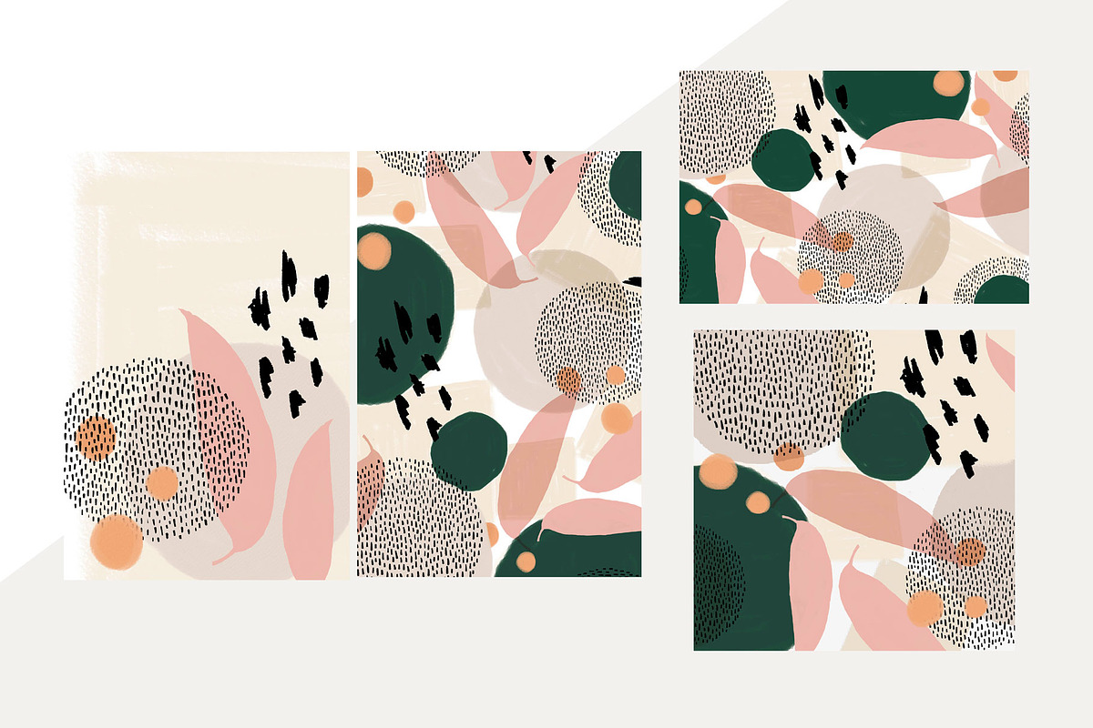 Organic Shapes Seamless Pattern Set, a Pattern Graphic by bron.alexander (Photo 5 of 7)