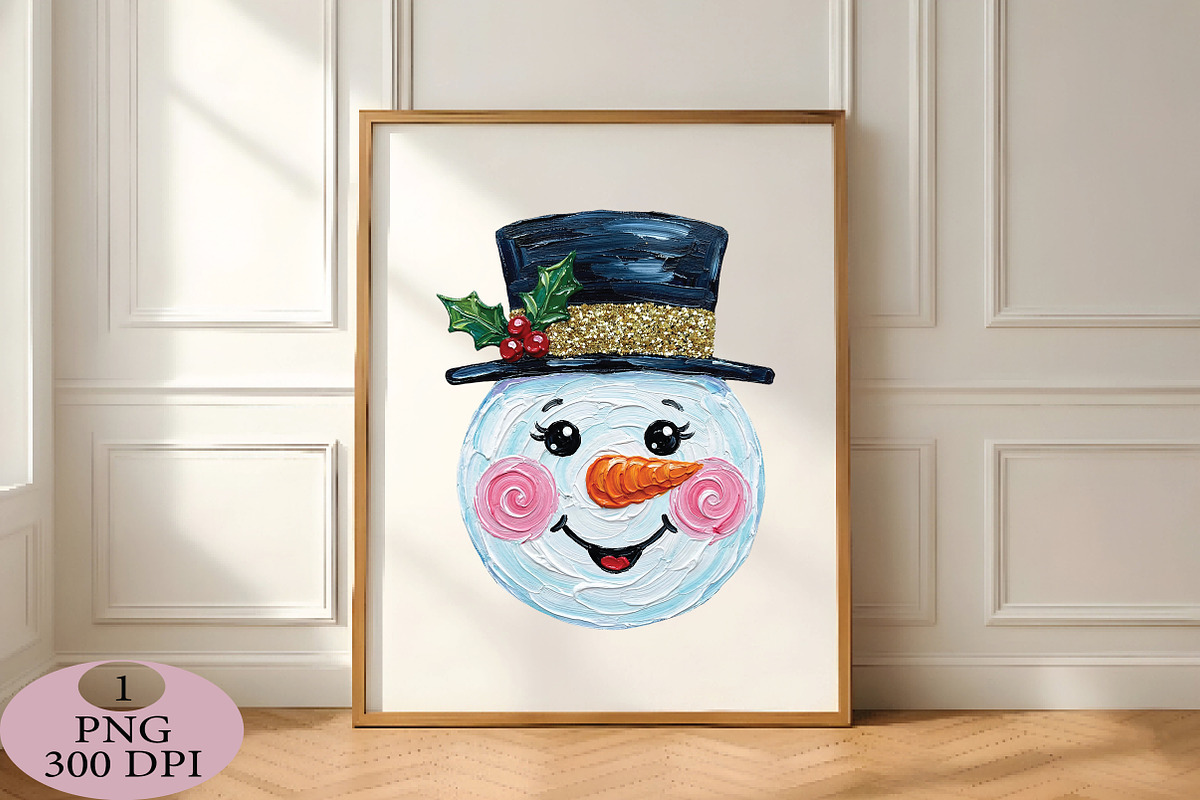 Hand-Painted Snowman Png, an Illustration by Daily.Designs (Photo 5 of 5)