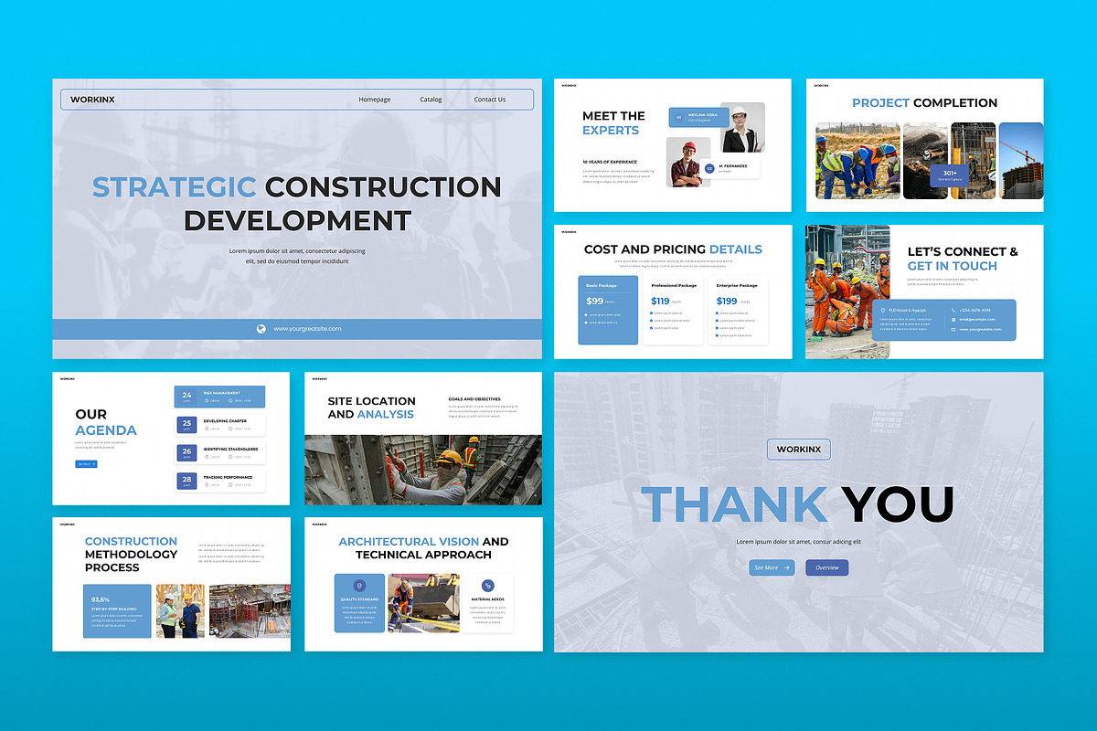 Construction PowerPoint, a Presentation Template by Antstheme (Photo 4 of 4)