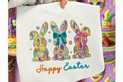 Faux Yarn Happy Easter Png Easter, an Illustration by designcity5 (Thumbnail 6 of 9)