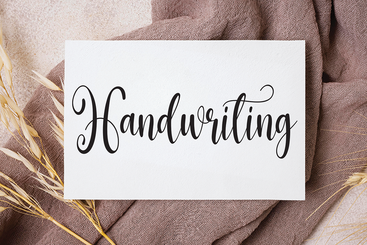 Sunflower | Script Font, a Script Font by Scratchones (Photo 5 of 6)