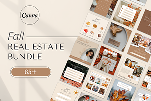 Fall Real Estate Social Media Bundle