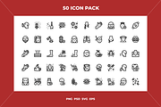 Allergy symptoms icons, an Outline Icon by Wencory (Thumbnail 1 of 2)