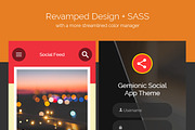 Gemionic - Ionic Social app theme, a HTML Template by Audacitus (Thumbnail 4 of 4)