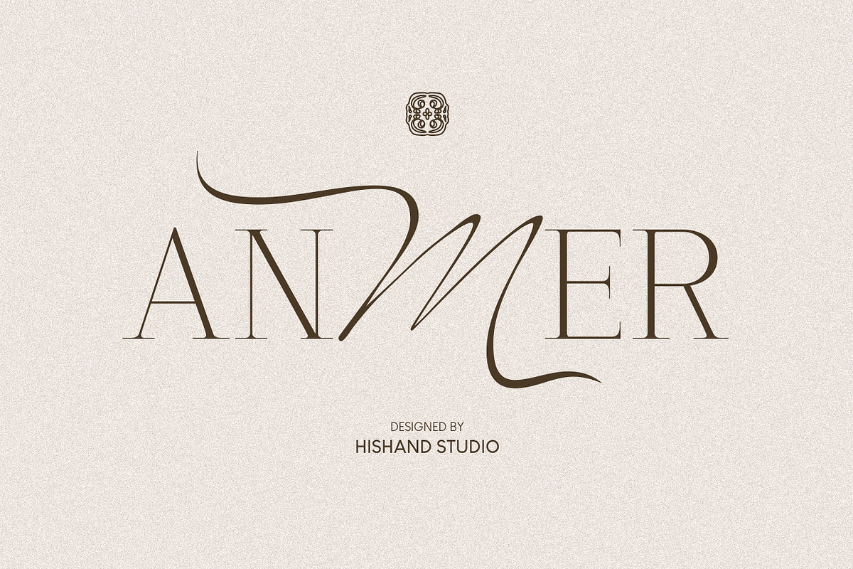 Anmer Elegant Font, a Serif Font by Hishand Studio (Photo 1 of 10)