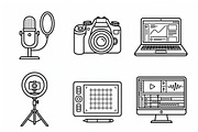 Bundles Vector Content Creator Icon, an Outline Icon by adenpinkstore (Thumbnail 9 of 17)