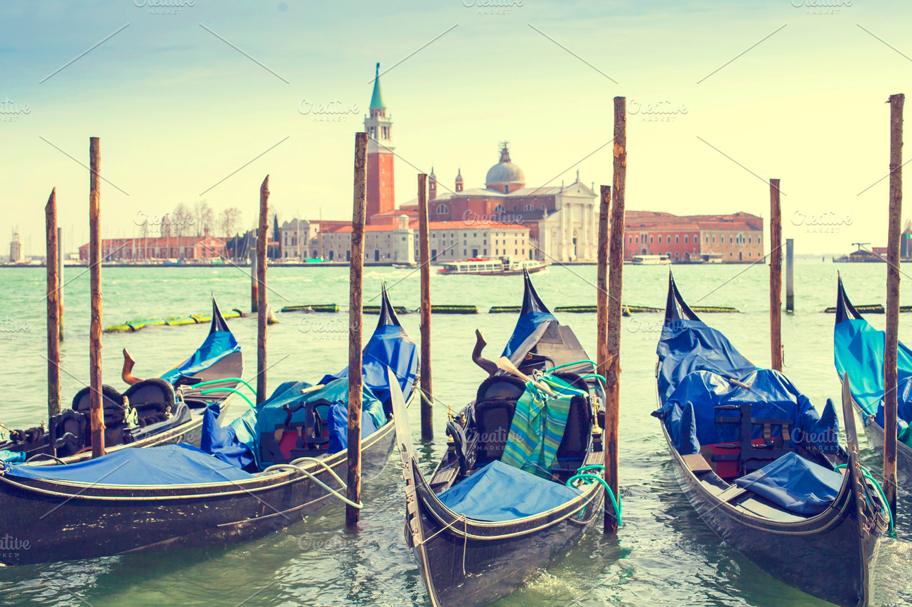 Gondolas in Venice