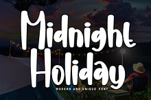 Midnight Holliday | Script Font