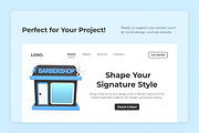 Barber Tools 3D Icon Set, a Work Illustration by twinstd (Thumbnail 5 of 6)