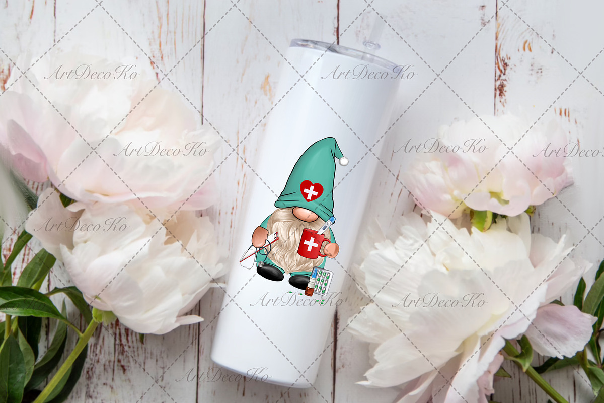 Gnome Nurse PNG, a Person Illustration by DekoArt (Photo 4 of 4)