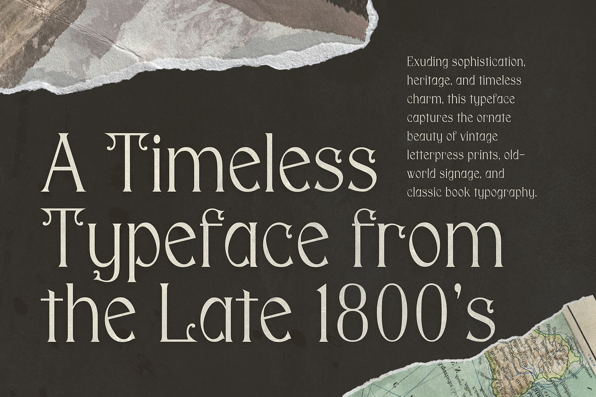 Ageless Heritage - 1900's Typeface, a Serif Font by HipFonts (Photo 3 of 7)