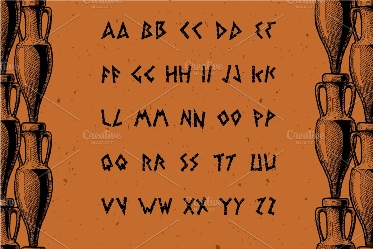 Greek font preview 3