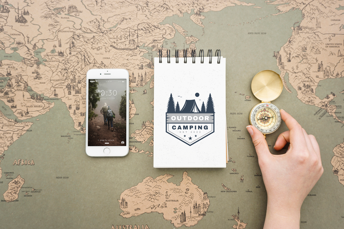 6 Modern Adventure Logo Designs, a Branding & Logo Template by Brand_Hero (Photo 5 of 5)