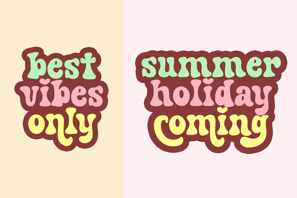 Retro Kids - Cute Vintage Font, a Serif Font by Airotype (Photo 4 of 11)