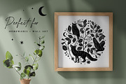 Woodland Shadows Vector Collection, a Decorative Illustration by rouxsupplyco (Thumbnail 11 of 15)