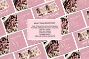 Blush Pink Business Card, a Business Card Template by SunshineStudioBoutique (Thumbnail 3 of 10)