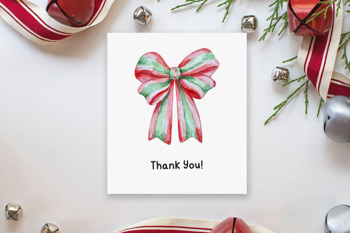 Watercolor Merry Christmas Clipart, a Seasonal Illustration by SvetaArtStore (Photo 6 of 6)