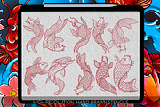 Koi fish tattoo | Japan tattoo kit, a Brushes & More by Tattoo Worker Studio (Thumbnail 9 of 10)