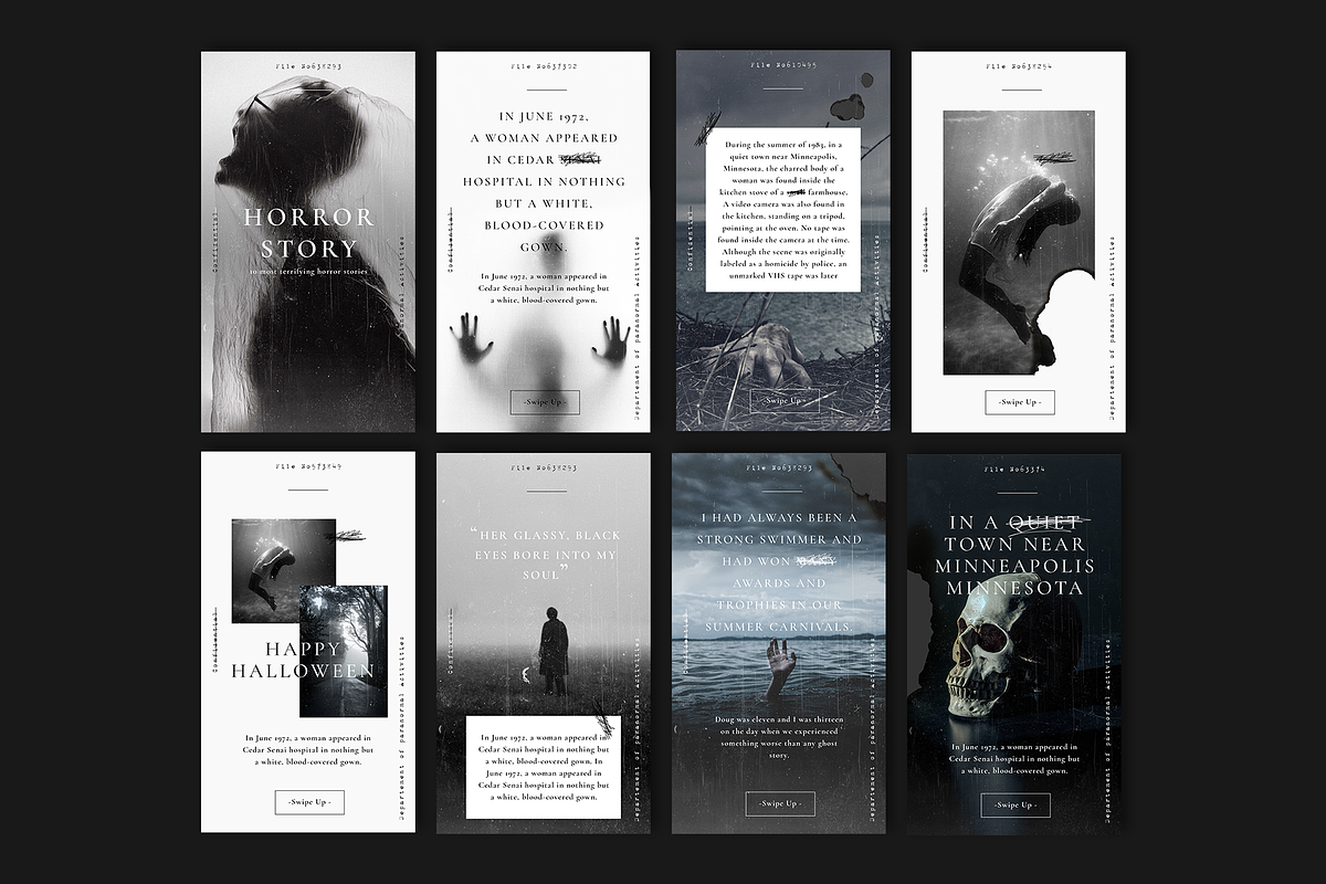 Instagram Horror Stories & Posts, a Social Media Template by AnagramDesign (Photo 2 of 7)