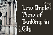 Classical Garments Font, a Blackletter Font by 177Studio (Thumbnail 3 of 9)