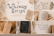 Whimsy Script – Hand Drawn Font, a Handwritten Font by Kate Creative Studio (Thumbnail 3 of 3)