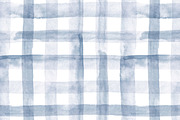 Watercolour plaid in blue grey, a Pattern Graphic by Anya-D (Thumbnail 3 of 5)