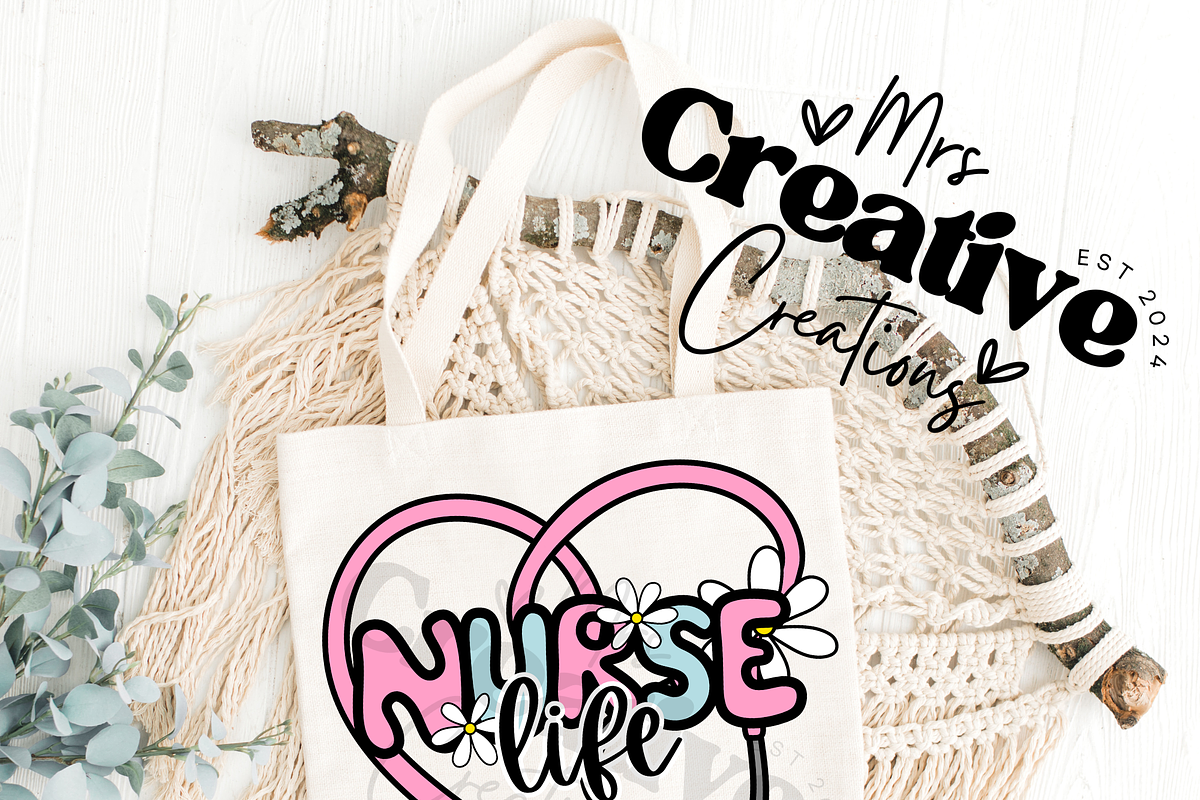Retro Nurse Clipart Bundle, a Graphic by Mrs. Creative Creations (Photo 6 of 7)