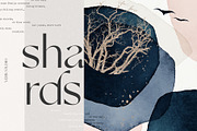 Abstract Navy Blue Watercolor Shapes, a Texture Graphic by Veris Studio (Thumbnail 11 of 21)