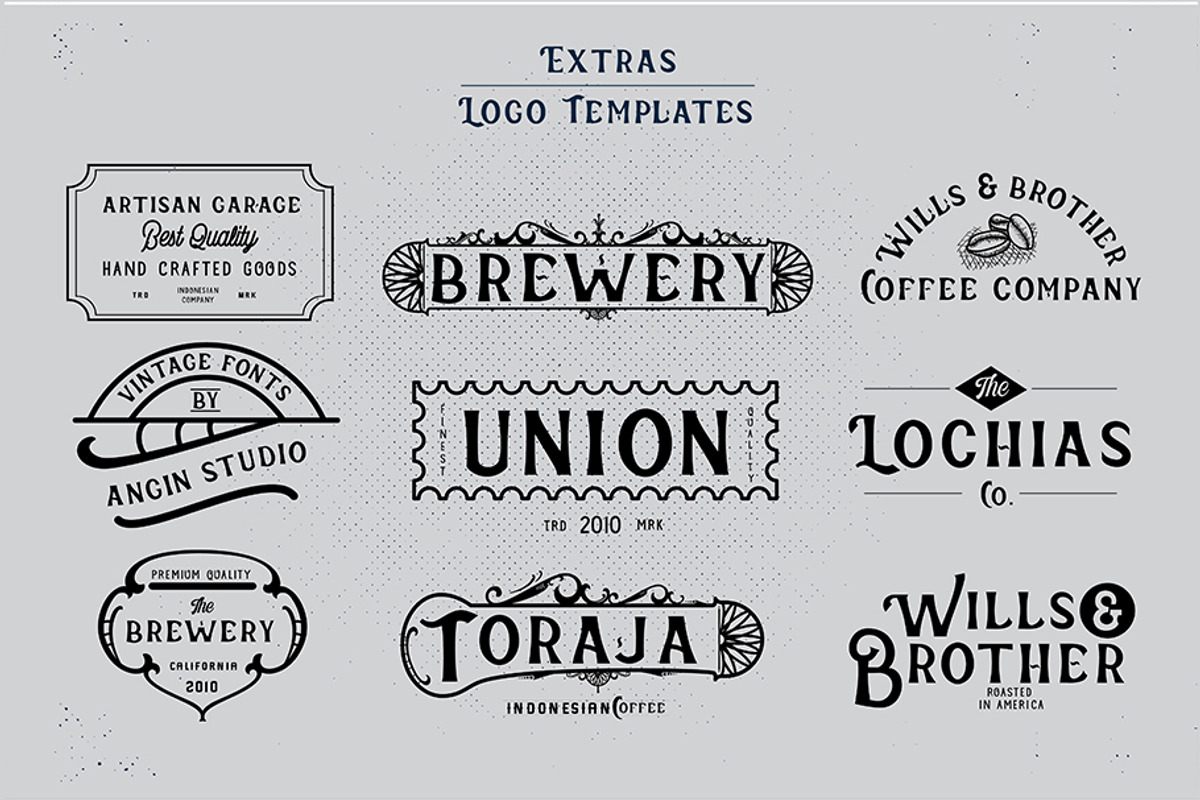 Verveda (3 fonts with extras), a Serif Font by Angin Studio (Photo 6 of 13)