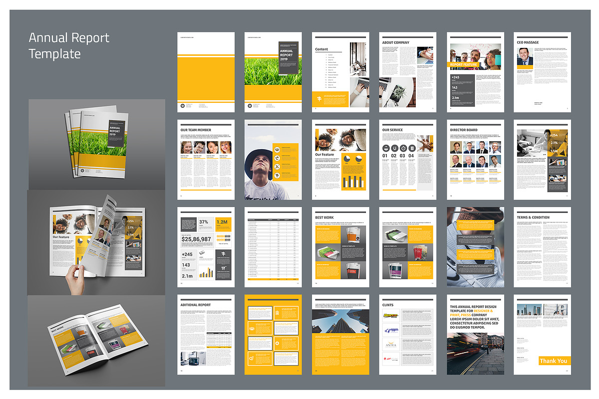 Big Bundle Annual Report-1, a Brochure Template by alimran24 (Photo 8 of 10)