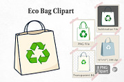Eco Bag Clipart, a Graphic by Artnoy (Thumbnail 1 of 5)