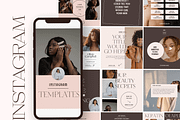 Instagram Salon Template CANVA, a Social Media Template by Kseniia_Design (Thumbnail 1 of 10)