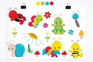 Baby Bugs Illustration Pack