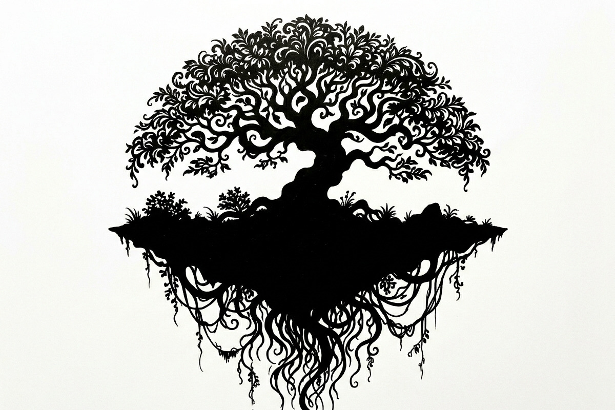 Elegant dream tree silhouette design, a Healthcare Illustration by Amazin_art (Photo 33 of 49)