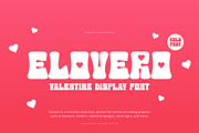 Elovero - Valentine's Font, a Sans Serif Font by Iqsiart Studio (Thumbnail 1 of 7)