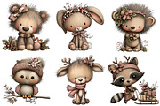 Whimsical Christmas Woodland Animal, an Illustration by Craft Nest (Thumbnail 6 of 9)