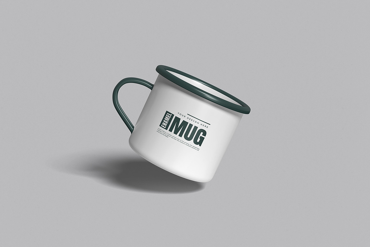 Enamel Mug Mockup, a Product Mockup by ZifaraDesign (Photo 3 of 5)
